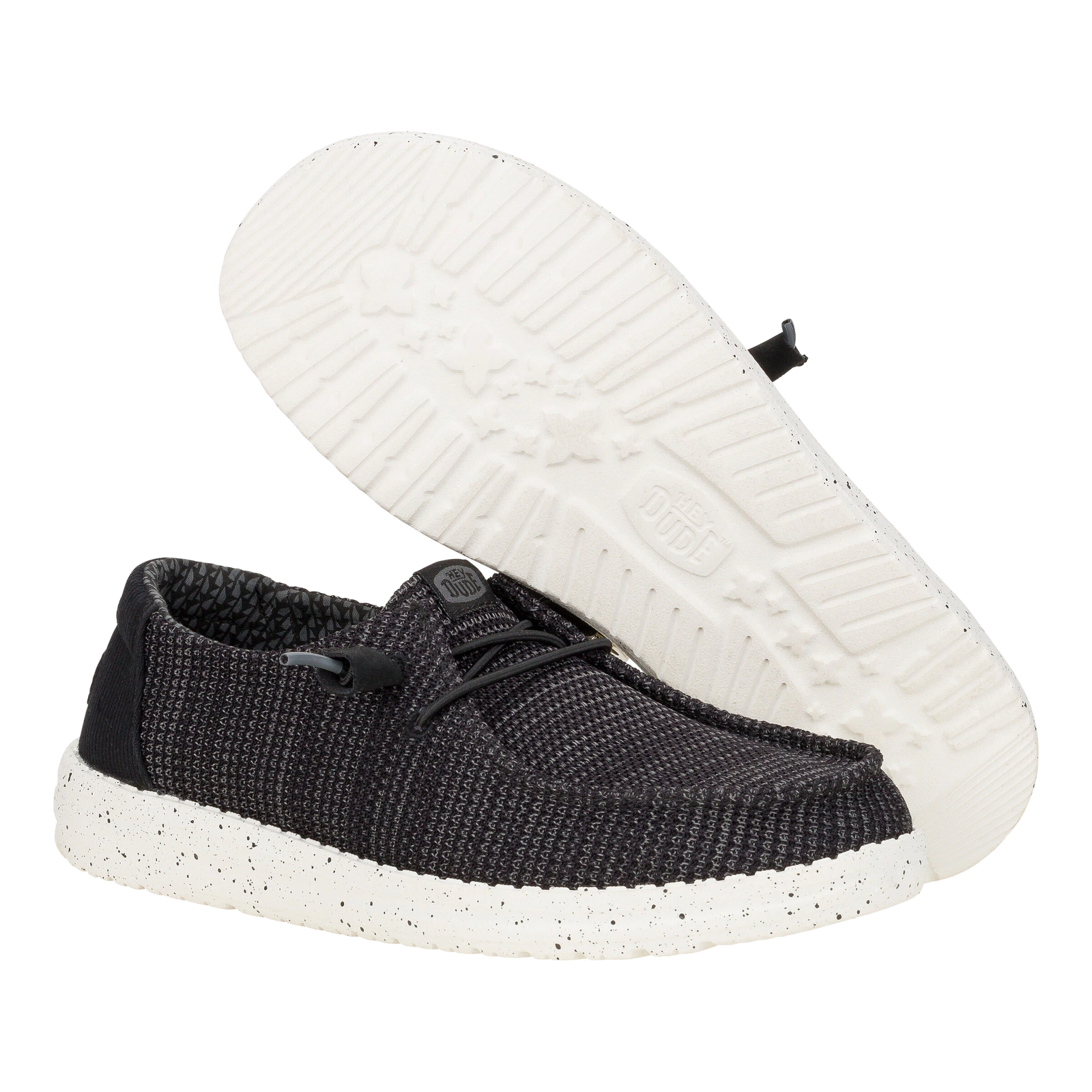 black white